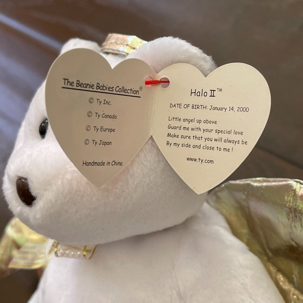 *Mint* TY Beanie Baby, Millennium Vintage 2000 - Halo II Bear with Rare Tag - Picture 3 of 8